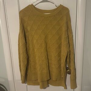 Fat Face mustard yellow sweater